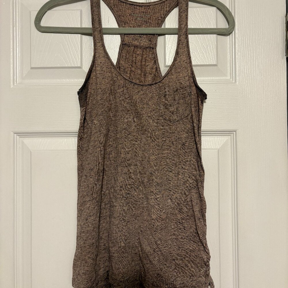 Gray heathered tank top